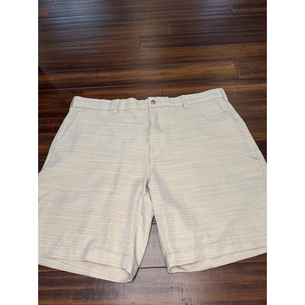 Callaway Mens Golf Shorts Beige Space Dye Performance Stretch Size 40 CGBS90T8